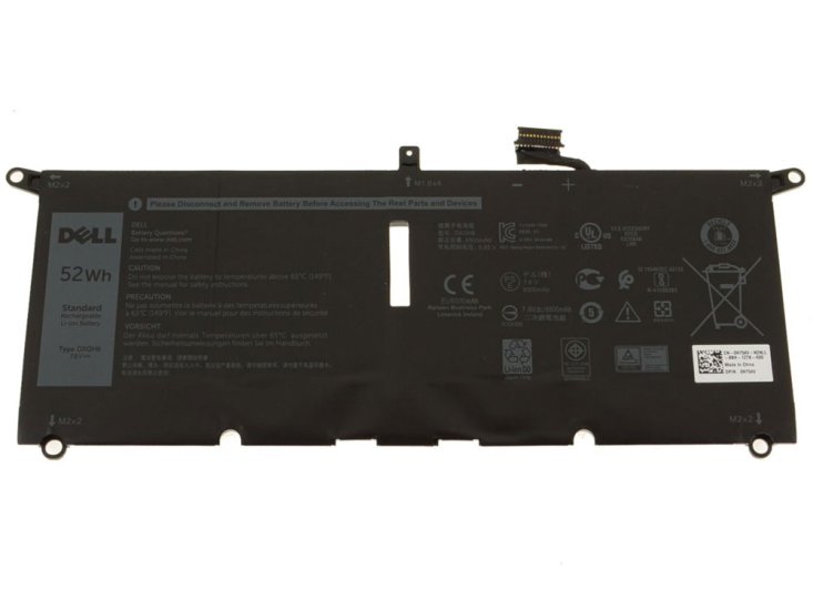 6500mAh 52Wh Dell XPS 13-9370-D1905TG Akku