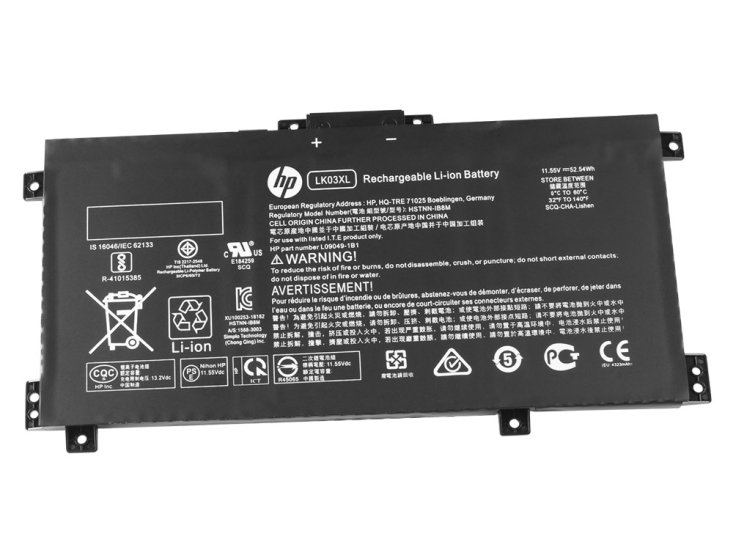 52.54Wh 4500mAh HP Envy x360 15-ee0155ng Akku