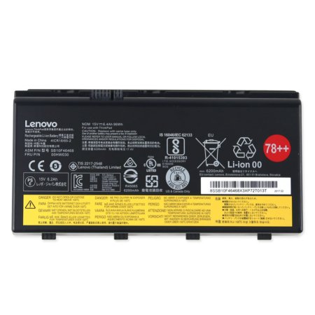 96Wh 6400mAh 8 Zellen Lenovo 00HW030 Akku